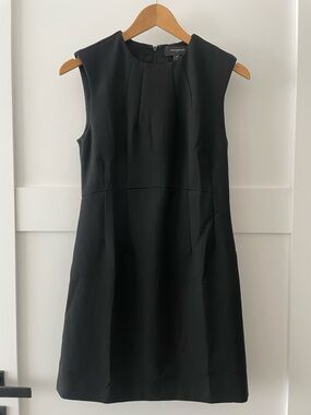 Banana Republic Factory Black Sleeveless Shift Dress